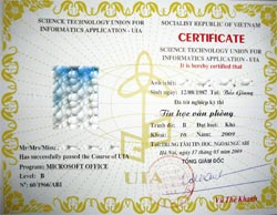 Đi mua chứng chỉ làm đẹp... hồ sơ!