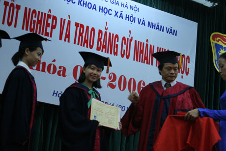 Lần đầu xếp hạng bằng cử nhân theo hệ chữ A, B, C