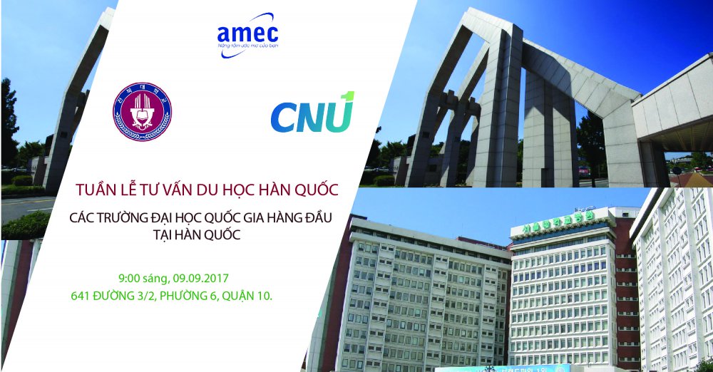 Tuần lễ tư vấn du học Hàn Quốc - Các trường Đại học Quốc gia hàng đầu tại Hàn Quốc