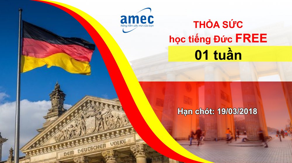 Tháng 03 Thỏa Sức Học Tiếng Đức - Học Thử 01 Tuần Free