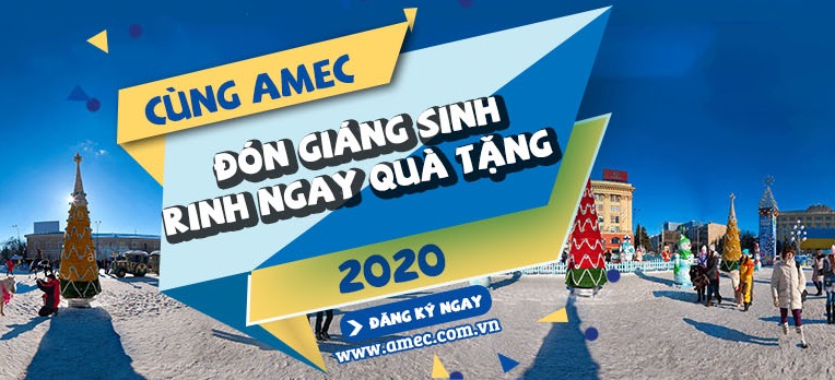 Đón Giáng sinh - Rinh quà siêu khủng cùng Du học AMEC 2020