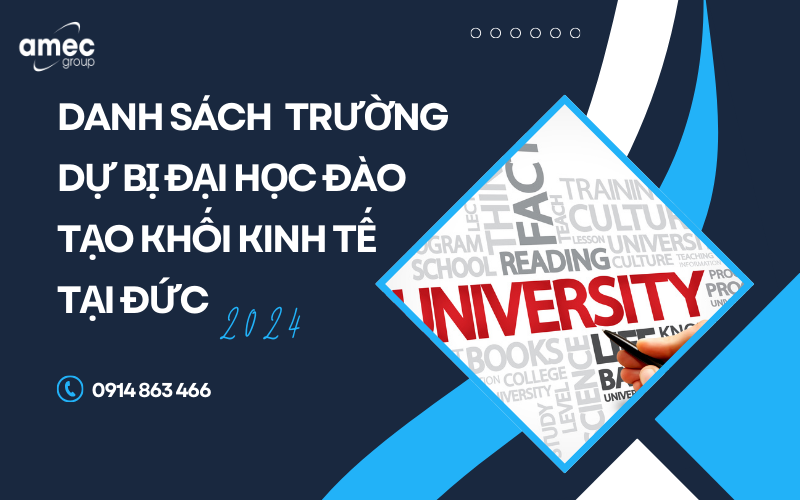 [Cập nhật 2024] Danh sách các trường dự bị đại học đào tạo khối kinh tế tại Đức