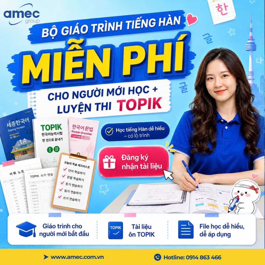 BẮT ĐẦU HỌC TIẾNG HÀN TỪ CON SỐ 0 – NHẬN NGAY BỘ GIÁO TRÌNH MIỄN PHÍ CHO NGƯỜI MỚI BẮT ĐẦU
